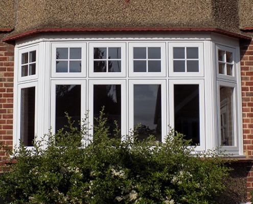 Exterior view of Residence 9 window