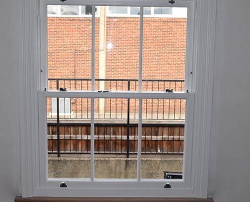 Sash window installation in north London