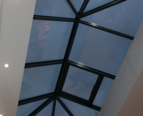 Interior view of skylight