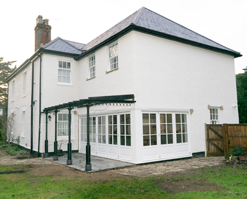Kitchen bifold doors Kitchen timber bifold doors