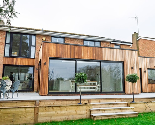 Origin bifold doors installation in Hertford
